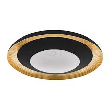 Shop this collection (7) monteaux 13 in. 98685 Canicosa 2 Led Wall Ceiling Light Black Gold