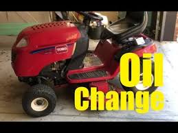 For a new lawn mower engine, you'll also need to change the oil after the first five hours of operation. Garden Tractor Oil Change Toro Lx460 Courage 20 Kohler Youtube