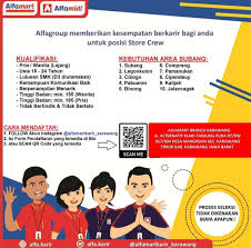 Cara mdaftar lowongan kerja dibatam sbgai cs khusus wanita usia 40 thn. Lowongan Store Crew Pt Sumber Alfaria Trijaya Tbk Alfamart Subang 2021