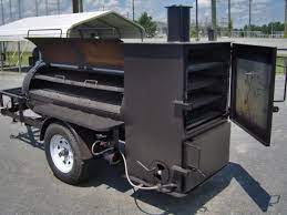 Pictures Of Bbq Pit Smoker Rib Box On Trailer W Gas Starter Grill New Concession Grill Bbq Pit Smoker Bbq Smokers Bbq Pit