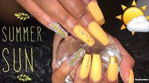 658 likes · 83 talking about this. Acrylic Coffin Nails Tutorial Yellow Summer Nails Youtube