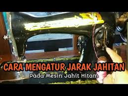 Baca manual mesin jahit anda untuk memastikan. Cara Mengatur Jarak Jahitan Pada Mesin Jahit Hitam Youtube