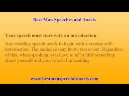 The best man speech is one of the highlights of any wedding, but getting it right is essential, because whilst it's just 10 minutes or so on the day, the memories of this speech will last a lifetime. Best Man Toast Worry Free Way Of Composing The Best Man Speech And Toast Youtube