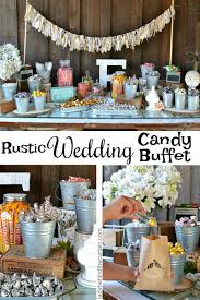 For sure you will need less décor in the countryside as nature takes the cake where scenic beauty and idyllic settings are concerned. Rustic Wedding Candy Buffet