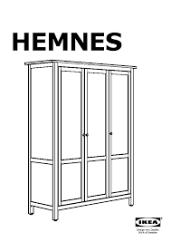 City of toronto < 12 hours ago. Hemnes Wardrobe With 3 Doors White Stain Ikeapedia