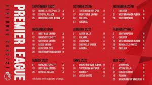 Consulta el calendario de la premier league 2020/2021 regular, horarios y resultados de premier league 2020/2021 en as.com. Les Rencontres De Premier League 2020 2021 Sont Connues Manchester Devils Premier Site Francais Sur Manchester United