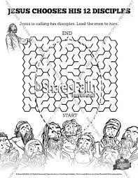 Top 25 bible coloring pages for your little ones. Jesus Chooses His 12 Disciples Sunday School Coloring Pages Sunday School Coloring Pages
