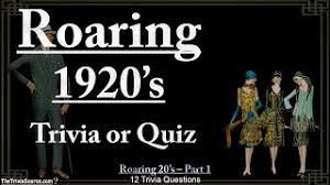 Take the trivia questions on progressivism apr 02, 2019 · the results of the great compromise. History Of The 1920 S The Roaring 20 S Trivia Quiz 1 Youtube