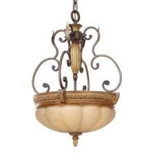 Hampton Bay Chateau Deville 3 Light Walnut Bowl Pendant 17024 At The Home Depot Pendant Light Fixtures Bowl Pendant Pendant Lamp Dining