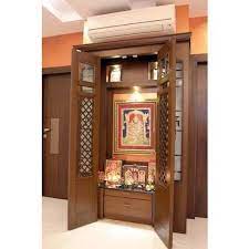 Maybe you would like to learn more about one of these? Double Door Designer Wooden Pooja Unit For Home Size 4 Feet Height Rs 750 Square Feet Id 21779729912