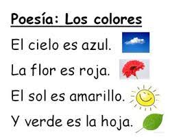 Poesia Los Colores Adivinanzas Y Trabalenguas Poesia Para Ninos Poesias Cortas Para Ninos