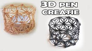 3d Printer Pen Creation Watch Me Make A Candle Holder 3d Pen Stencils 3d Printer Pen 3d Drawing Pen