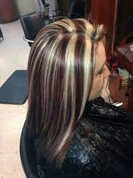 Red Brown And Blonde Streaks Brown Hair With Blonde Highlights Dark Brown Hair With Blonde Highlights Brown Blonde Hair