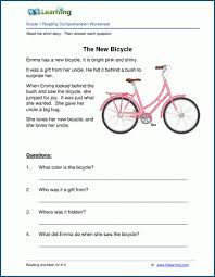 Then answer each question carefully by choosing the best answer. Free Printable First Grade Reading Comprehension Worksheets K5 Learning
