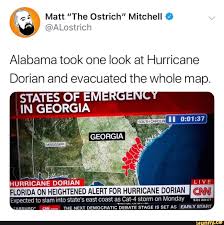 The s&p 500 inched up by 0.1%. Alabama Took One Look At Hurricane Dorian And Evacuated The Whole Map States Of E In Georgia Prected To Slam Into State S East Coast As Cat 4 Storm On Monday
