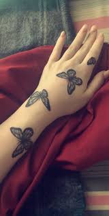 Butterfly Tattoo In 2020 Butterfly Tattoos On Arm Pretty Hand Tattoos Hand Tattoos