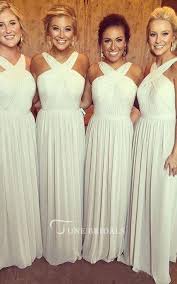 A Line Halter Sleeveless Bell Pleats Zipper Chiffon Dress June Bridals With Images Bridesmaid Dresses Long Chiffon Ivory Bridesmaid Dresses Cheap Bridesmaid Dresses