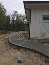 How To Build Concrete Decorative Finishing Idea Engineering Discoveries Concrete Decor Concrete Patio Designs Sidewalk Landscaping