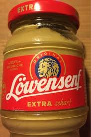 In düsseldorf, germany's mustard capital, the iconic product, the löwensenf extra hot mustard was first created in 1920 and is today german market leader. Lowensenf Extra Scharf 100 Ml