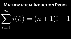 Mathematical Induction Proof With Sum And Factorial Mathematical Induction Math Videos Induction