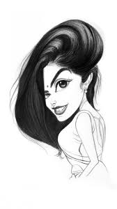 Pencil Sketch Of A Girl With Wings