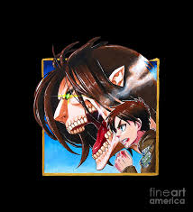 The final season (2021 tv show) eren jaeger bryce papenbrook. Eren Jaeger Titan Form Attack On Titan Digital Art By Geisha Adeevara
