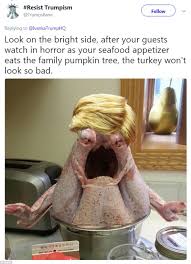 Thanksgiving But No Thanks This User Took A Pop At Ivanka S Dad Suggesting That He Was A Turke Funny Thanksgiving Memes Funny Thanksgiving Thanksgiving Meme