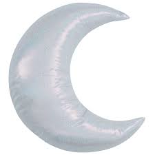 Iridescent Crescent Moon Pillow 16 X 19 At Home Moon Pillow Iridescent Decor Pillows