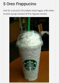 Black And White Mocha Frap Oreo Frappuccino Starbucks Secret Recipe Secret Starbucks Drinks Starbucks Drinks Starbucks Recipes
