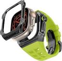 Amazon.com: INFRI Stainless Steel Watch Case+Rubber Watch Band Men ...