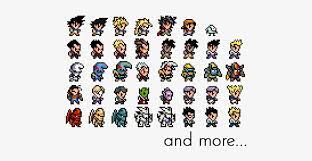 Dragon ball super devolution é a nova versão do minigame criado em tributo ao criador do anime dragon ball. Dragon Ball Z Devolution Characters Dragon Ball Z Devolution Sprites Transparent Png 480x352 Free Download On Nicepng