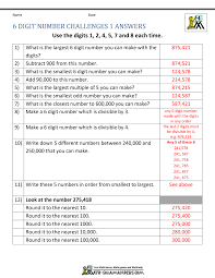 Equation of a straight line. 4th Grade Place Value Worksheets