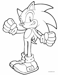 Sonic the hedgehog coloring pages are a good way for kids to develop their habit of coloring and painting, introduce them new colors, improve the creativity and motor skills. Printable Sonic Coloring Pages For Kids