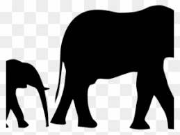 Download Elephant Silhouette Clip Art Transparent Png Clipart Images Free Download Clipartmax