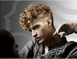 Wella For Men And Intersexion Look For Men Trendy Hair Color Colored Curly Hair Fantasy Hair Color