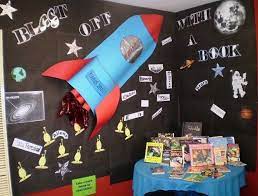 Maybe you would like to learn more about one of these? Bulletin Boards Space Theme Classroom Library Displays Space Classroom