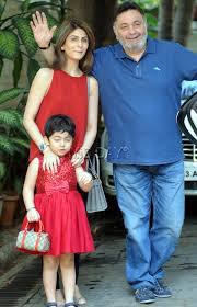 Rishi Kapoor With Daughter Riddhima Kapoor Sahni And Granddaughter Samara At Shashi Kapoor S Christm Bollywood Celebrities Indian Celebrities Vintage Bollywood