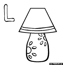 Color the pictures online or print them to color them with your paints or crayons. Pin By Maelin637 On Letter L Free Printable Coloring Pages Lamp Drawing Easy Coloring Pages For Girls