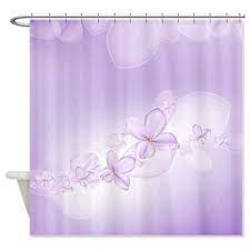 Soft Lilac Flowers Shower Curtain By Fantasyartdesigns Cafepress In 2021 Purple Bathroom Decor Flower Shower Curtain Fabric Shower Curtains