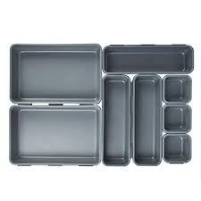 40 cassette 60 x 40 x30 (6 euro al pz); Fotoe20 It Shop Timesetl Organizer Per Cassetti Da 8 Pezzi Contenitori Per Vassoi In Plastica Impilabili Per Cassetti Scrivania Cucina Bagno Trucco Armadio