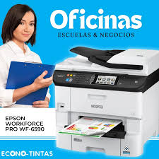 La impresora **Epson WorkForce Pro WF-6590** es una opción robusta y eficiente para grupos de trabajo. - **Tecnología PrecisionCore®**: Ofrece impresiones de alta calidad y es ideal para grupos de trabajo. - **