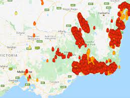 Where are the fires burning in australia? Australia Bushfire Map Fires Rage Outside Every Major City Time