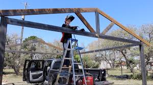 Choose a carport kit or prefab steel carport and customize it to your needs. How To Build A Metal Carport Part 1 Youtube