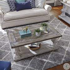 Add style to your home, with pieces that add to your decor while providing hidden storage. Sedona Heavy Distressed White Cocktail Table From Liberty Coleman Furniture