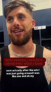 #49ers WR Ricky Pearsall, who missed the first half of last season, talks  about having 4 receptions for 108 yards in his first, true, Week 1 game.,  #womeninsports #49ersnews #nflgameday #rickypearsall