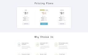 Domain And Hosting Multipage Html Template Website Template Templates Html5 Templates