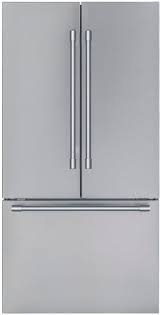 This 30 inch refrigerator from thermador gives you the freedom to integrate your refrigeration with this 24 inch freezer column refrigerator from thermador comes with external ice and water dispenser. Thermador Professional 20 8 Cu Ft French Door Counter Depth Refrigerator With Homeconnect T36ft820ns Best Buy