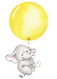 baby elephant with yellow balloon balloon elephant yellow new bebek filler cizimler bebek boyamasi
