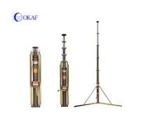 6M Mobile Telescopic Mast Tower Antenna Tower Manual Telescopic Mast