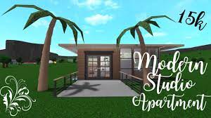 Roblox L Bloxburg No Gamepass Modern Studio Tiny Apartment 15k Cheap Bloxburg Roblox Robloxbloxbu Simple House Plans Tiny House Layout House Layouts